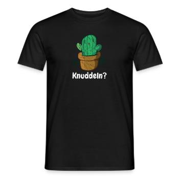 Kaktus zum Knuddeln- Lustiger süßer Kaktus - Männer T-Shirt - Schwarz - Vorne - AI Model Male 178 light (178cm)