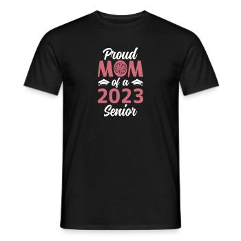 Lustige Stolze Mutter Eines Abschlussgeschenks - Männer T-Shirt - Schwarz - Vorne - AI Model Male 178 light (178cm)