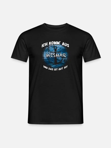 Wismar - Männer T-Shirt - Schwarz