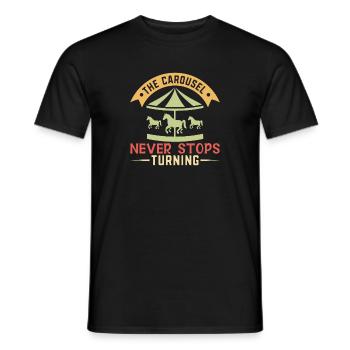 Dompteur Artiste Clowns Cirque Tigre - T-shirt homme - noir - Devant - AI Model Male 178 light (178cm)