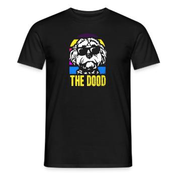 The Dood Doodle Labradoodle Goldendoodle - Men's T-Shirt - black - Front - AI Model Male 178 light (178cm)