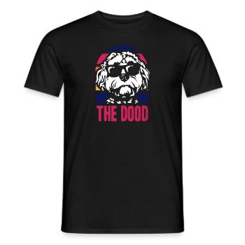 The Dood Doodle Labradoodle Goldendoodle - Men's T-Shirt - black - Front - AI Model Male 178 light (178cm)