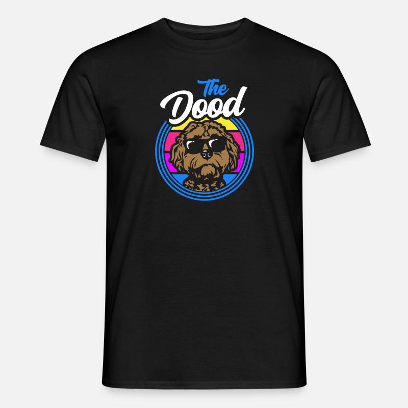 Der Dood Doodle Labradoodle Goldendoodle - Männer T-Shirt - Schwarz