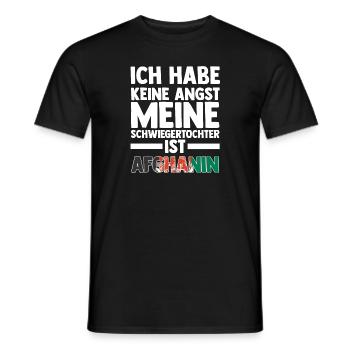 Ich habe keine Angst meine Schwiegertochter ist Af - Männer T-Shirt - Schwarz - Vorne - AI Model Male 178 light (178cm)