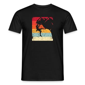 Escalade de bloc Escalade libre Escalade - T-shirt homme - noir - Devant - AI Model Male 178 light (178cm)