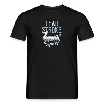 Viking Nordic Dragon Boat - Men's T-Shirt - black - Front - AI Model Male 178 light (178cm)
