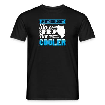 Anesthetist Anaesthesiologist Anesthesia - Men's T-Shirt - black - Front - AI Model Male 178 light (178cm)