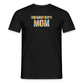 Mère du garçon d’anniversaire Bauklötze - T-shirt homme - noir - Devant - AI Model Male 178 light (178cm)