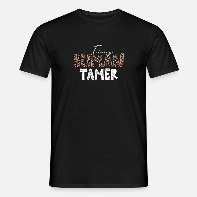 Tiny Human Tamer - Men's T-Shirt - black