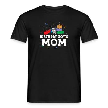 Mère du garçon d’anniversaire Bauklötze - T-shirt homme - noir - Devant - AI Model Male 178 light (178cm)