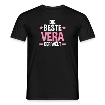 Vera - Männer T-Shirt - Schwarz - Vorne - AI Model Male 178 light (178cm)