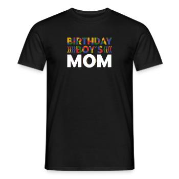 Mère du garçon d’anniversaire Bauklötze - T-shirt homme - noir - Devant - AI Model Male 178 light (178cm)