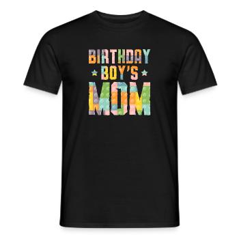 Mère du garçon d’anniversaire Bauklötze - T-shirt homme - noir - Devant - AI Model Male 178 light (178cm)