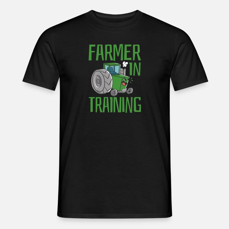 Farmer in training - Men's T-Shirt - black