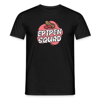 Epipen-kader Erdnuss-allergie Erdnuss-allergiker - Männer T-Shirt - Schwarz - Vorne - AI Model Male 178 light (178cm)