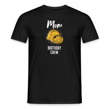 Maman De L’Équipe D’Anniversaire - Construction d’anniversaire - T-shirt homme - noir - Devant - AI Model Male 178 light (178cm)