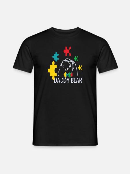 Daddy Bear - Men's T-Shirt - black