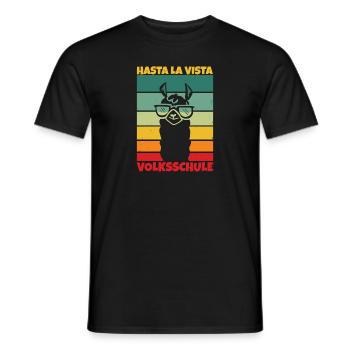 Volksschule Geschafft Absolvent Abgänger - Männer T-Shirt - Schwarz - Vorne - AI Model Male 178 light (178cm)