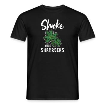 Drôle de Saint Patrick irlandais Shake Your - T-shirt homme - noir - Devant - AI Model Male 178 light (178cm)