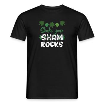Drôle de Saint Patrick irlandais Shake Your - T-shirt homme - noir - Devant - AI Model Male 178 light (178cm)