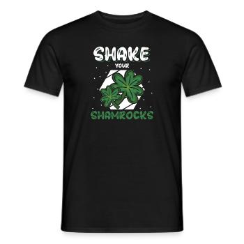 Lustige Irische Saint Patricks Day Shake Your - Männer T-Shirt - Schwarz - Vorne - AI Model Male 178 light (178cm)