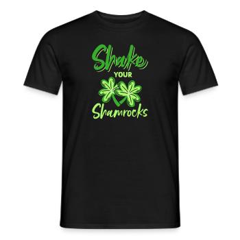 Lustige Irische Saint Patricks Day Shake Your - Männer T-Shirt - Schwarz - Vorne - AI Model Male 178 light (178cm)