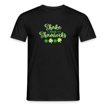 Lustige Irische Saint Patricks Day Shake Your - Männer T-Shirt - Schwarz - Vorne - AI Model Male 178 light (178cm)