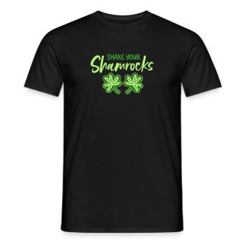 Lustige Irische Saint Patricks Day Shake Your - Männer T-Shirt - Schwarz - Vorne - AI Model Male 178 light (178cm)