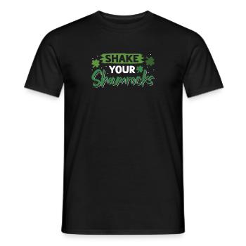 Drôle de Saint Patrick irlandais Shake Your - T-shirt homme - noir - Devant - AI Model Male 178 light (178cm)