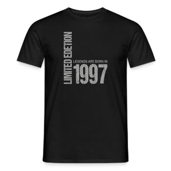 26. Geburtstag Damen Herren 26 Jahre 1997 Lustig - Männer T-Shirt - Schwarz - Vorne - AI Model Male 178 light (178cm)