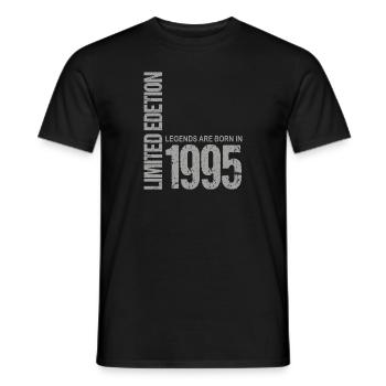 28. Geburtstag Damen Herren 28 Jahre 1995 Lustig - Männer T-Shirt - Schwarz - Vorne - AI Model Male 178 light (178cm)