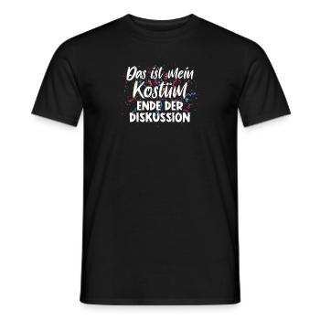 Mein Kostüm ist in der Wäscherei Carnival Party - Männer T-Shirt - Schwarz - Vorne - AI Model Male 178 light (178cm)