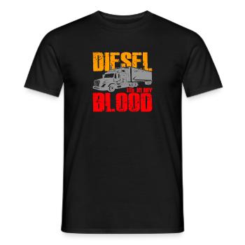 Trucking Art Truck Driver Trucker Lover Gifts - Männer T-Shirt - Schwarz - Vorne - AI Model Male 178 light (178cm)