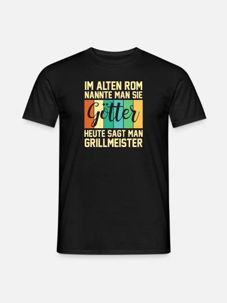 Grillparty Grillmeister Grill Grillen - Männer T-Shirt - Schwarz