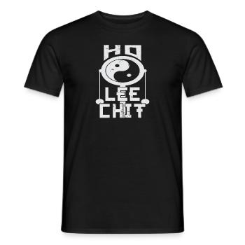 Ho Lee Chit! Ying Yang - T-shirt homme - noir - Devant - AI Model Male 178 light (178cm)