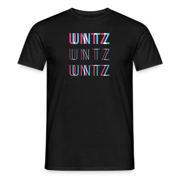 Techno Untz Beat - Männer T-Shirt - Schwarz - Vorne - AI Model Male 178 light (178cm)