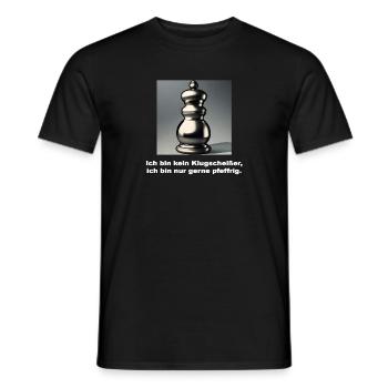 Lustiger Spruch - Pfeffriges Temperament - Männer T-Shirt - Schwarz - Vorne - AI Model Male 178 light (178cm)