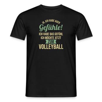 Volleyballer Volleyballspieler Volleyball - Männer T-Shirt - Schwarz - Vorne - AI Model Male 178 light (178cm)