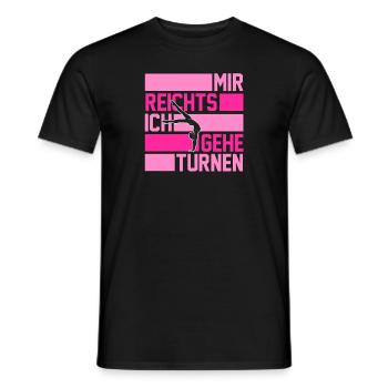 Turnen Gymnastik Turner - Männer T-Shirt - Schwarz - Vorne - AI Model Male 178 light (178cm)