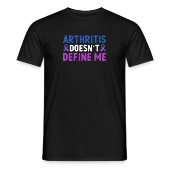 Arthritis Doesn't Define Me Rheumatoid - Men's T-Shirt - black - Front - AI Model Male 178 light (178cm)