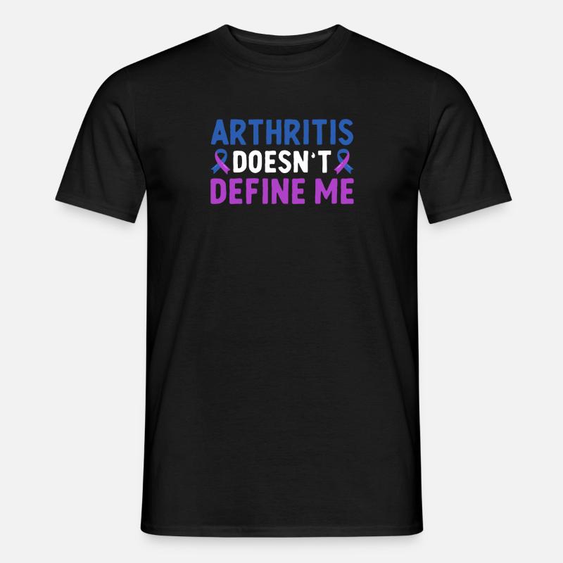 Arthritis Doesn't Define Me Rheumatoid - Men's T-Shirt - black
