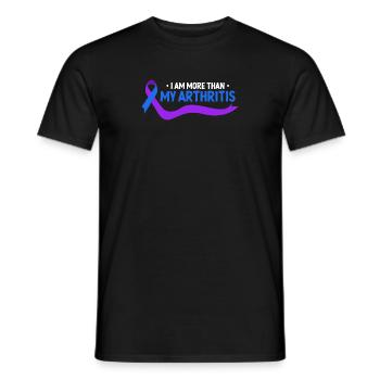 I Am More Than Just An Arthritis Awareness - Men's T-Shirt - black - Front - AI Model Male 178 light (178cm)