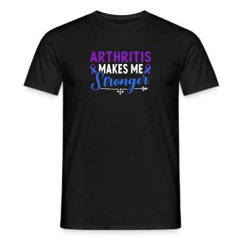 L’arthrite me rend plus conscient de - T-shirt homme - noir - Devant - AI Model Male 178 light (178cm)