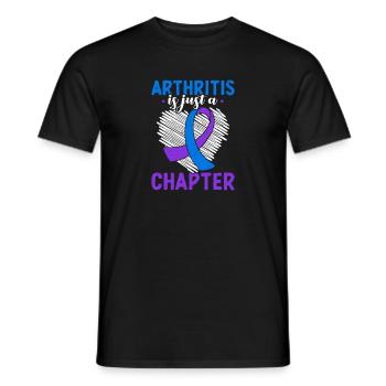 Arthritis Is Just One Chapter - Men's T-Shirt - black - Front - AI Model Male 178 light (178cm)