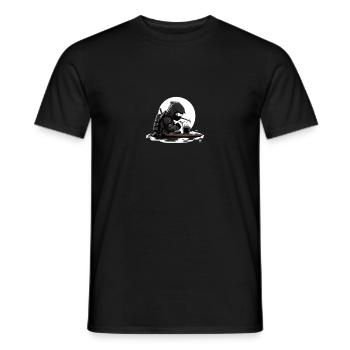 Lustige Ninja Kaffeeliebhaber Grafik-T-Shirts - Männer T-Shirt - Schwarz - Vorne - AI Model Male 178 light (178cm)