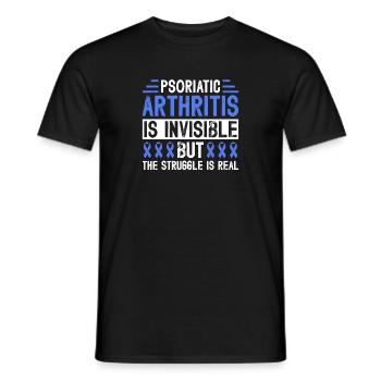 Psoriasis-arthritis Definiert Mich Nicht, Sie - Männer T-Shirt - Schwarz - Vorne - AI Model Male 178 light (178cm)