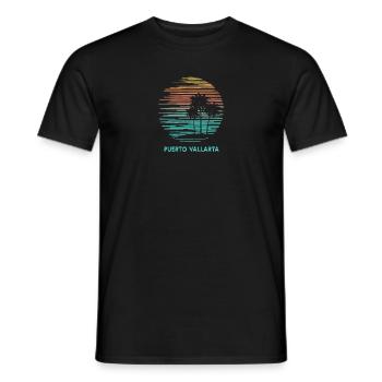 Puerto Vallarta Mexiko Cooler Souvenir Urlaub - Männer T-Shirt - Schwarz - Vorne - AI Model Male 178 light (178cm)
