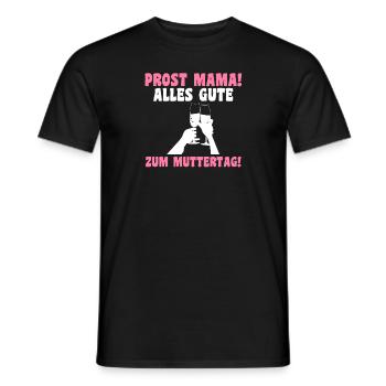Mutter Muttertag Mama - Männer T-Shirt - Schwarz - Vorne - AI Model Male 178 light (178cm)