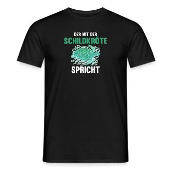 Schildkröte Schildkröten - Männer T-Shirt - Schwarz - Vorne - AI Model Male 178 light (178cm)