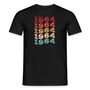 Jahrgang 1964 Geschenke Legende für 59 Jahre - 59 - Männer T-Shirt - Schwarz - Vorne - AI Model Male 178 light (178cm)